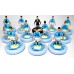 Subbuteo Andrew Table Soccer Manchester City 2022-23 on WSB Professional bases